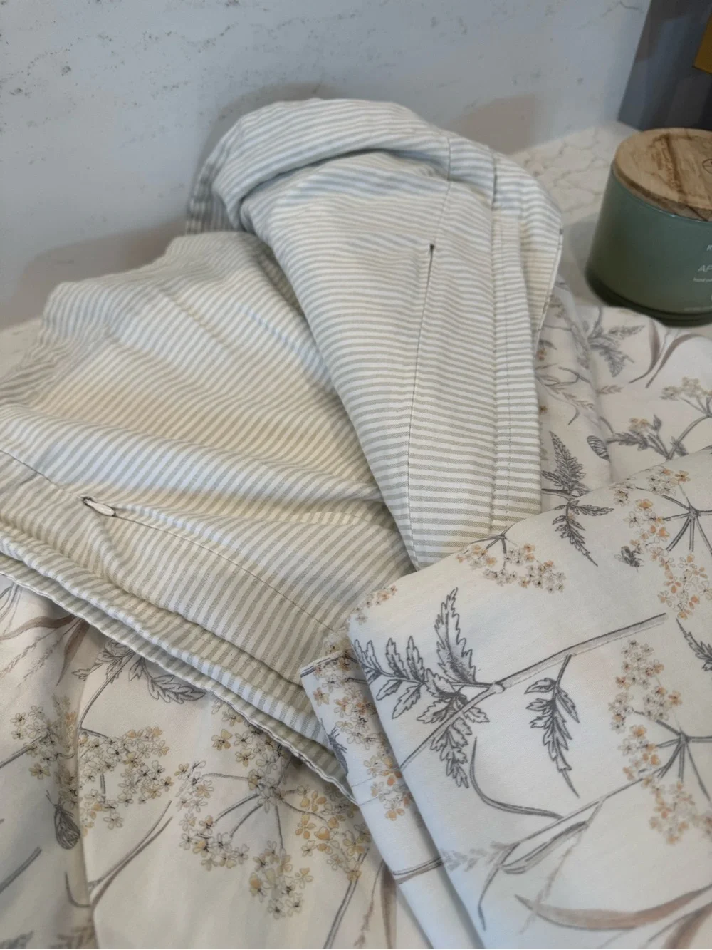 DORMA | Duvet Cover Cheddleton 100% Cotton Reversible (King) + 2 shams